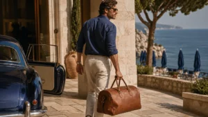 Luna Azul leather goods prepared for worldwide delivery